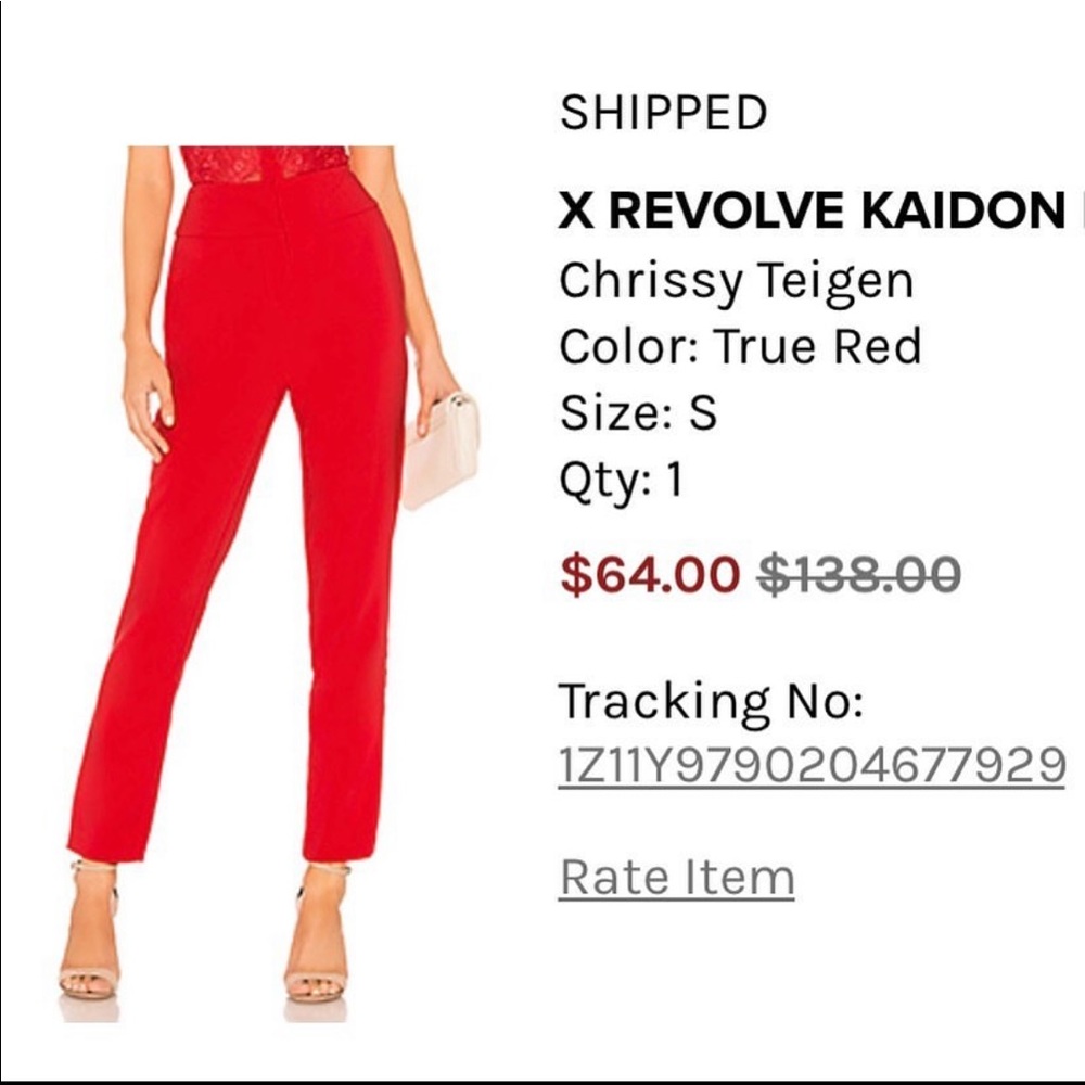Chrissy Teigen x Revolve pants